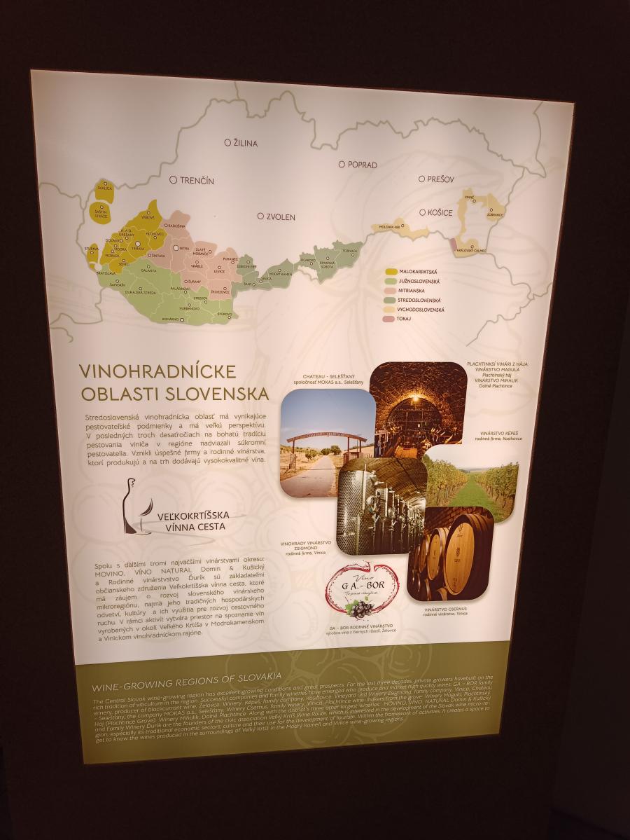 Hrad Modrý Kameň - expozícia vinárstva Fotogaléria